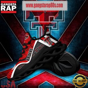 NCAA Texas Tech Red Raiders New Design Max Soul Shoes Running Sneakers