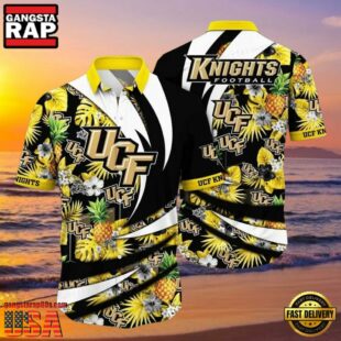 NCAA Ucf Knights Flower Hawaiian Shirt 3D Shirt, Ucf Knights Gifts For Her