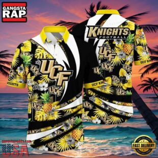 NCAA Ucf Knights Flower Hawaiian Shirt 3D Shirt, Ucf Knights Gifts For Her