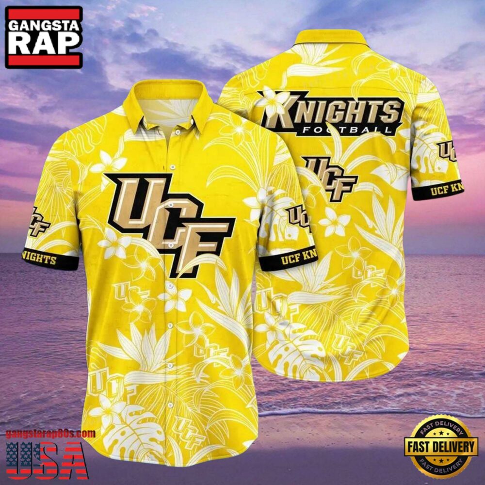 NCAA Ucf Knights Flower Hawaiian Shirt Outfit 3D Shirt, Gifts For Ucf Knights Football Fans NCAA Ucf Knights Flower Hawaiian Shirt Outfit 3D Shirt, Gifts For Ucf Knights Football Fans