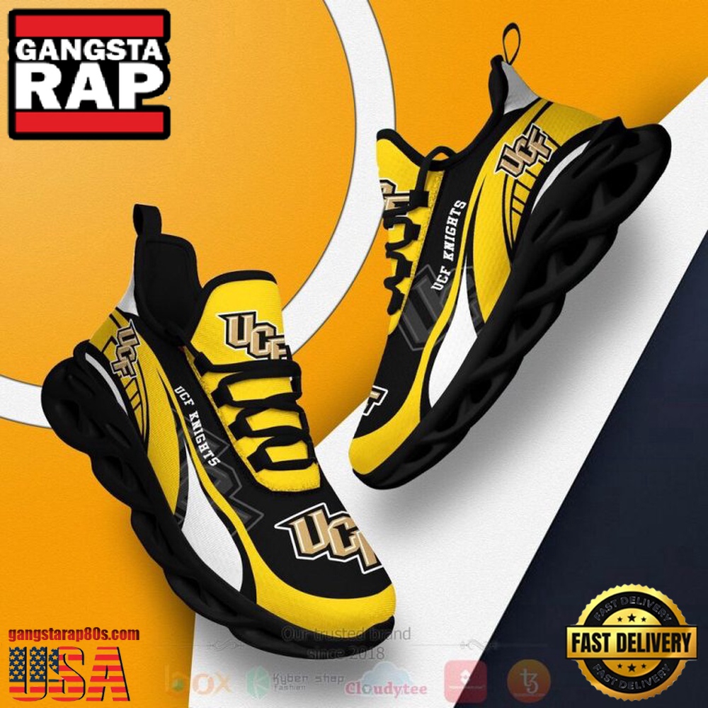 NCAA Ucf Knights Football Clunky Unique Design Max Soul Shoes Running Sneakers NCAA Ucf Knights Football Clunky Unique Design Max Soul Shoes Running Sneakers