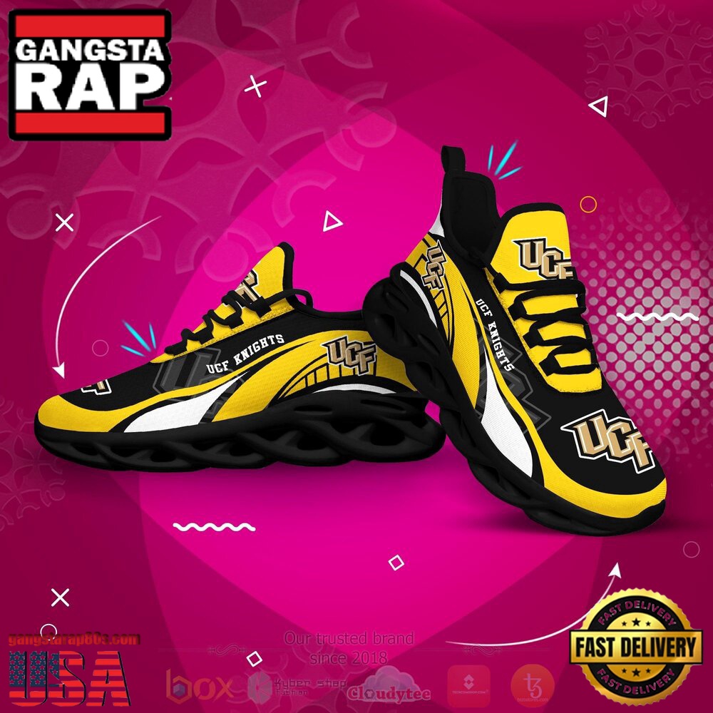 NCAA Ucf Knights Football Clunky Unique Design Max Soul Shoes Running Sneakers NCAA Ucf Knights Football Clunky Unique Design Max Soul Shoes Running Sneakers