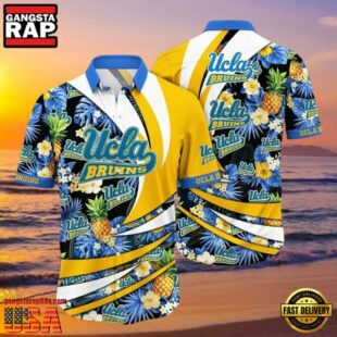 NCAA Ucla Bruins Flower Hawaiian Shirt Outfit 3D Shirt, Ucla Bruins Holiday Gifts.jpgGroup
