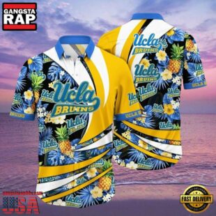 NCAA Ucla Bruins Flower Hawaiian Shirt Outfit 3D Shirt, Ucla Bruins Holiday Gifts.jpgGroup
