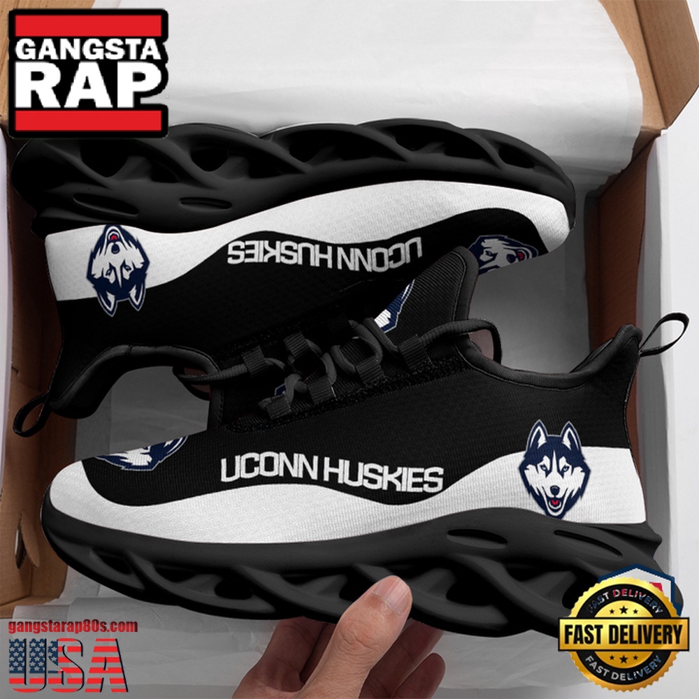 NCAA Uconn Huskies Unique Design Max Soul Shoes Running Sneakers NCAA Uconn Huskies Unique Design Max Soul Shoes Running Sneakers