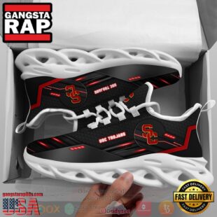 NCAA Usc Trojans Custom Name Clunky Unique Design Max Soul Shoes Running Sneakers