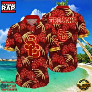 NCAA Usc Trojans Flower Hawaiian Shirt Outfit 3D Shirt, Personalized Usc Trojans Gifts.jpgGroup