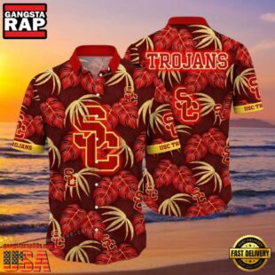NCAA Usc Trojans Flower Hawaiian Shirt Outfit 3D Shirt, Personalized Usc Trojans Gifts.jpgGroup
