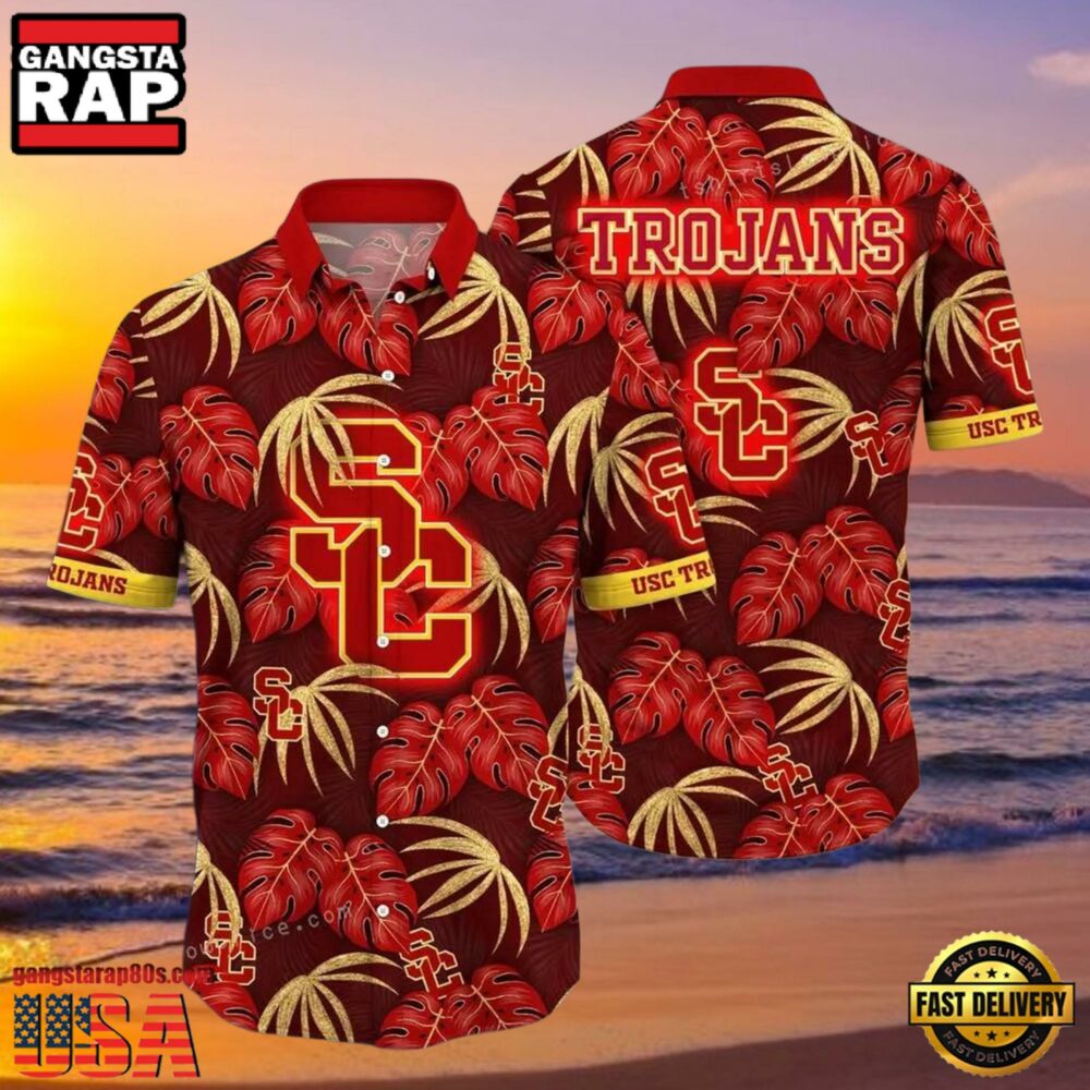 NCAA Usc Trojans Flower Hawaiian Shirt Outfit 3D Shirt, Personalized Usc Trojans Gifts NCAA Usc Trojans Flower Hawaiian Shirt Outfit 3D Shirt, Personalized Usc Trojans Gifts