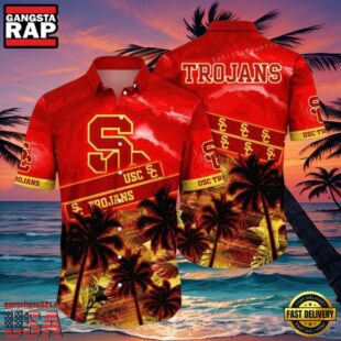 NCAA Usc Trojans Flower Hawaiian Shirt Outfit 3D Shirt, Unique Usc Trojans Football Gifts.jpgGroup