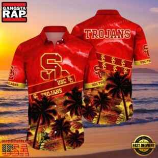 NCAA Usc Trojans Flower Hawaiian Shirt Outfit 3D Shirt, Unique Usc Trojans Football Gifts.jpgGroup