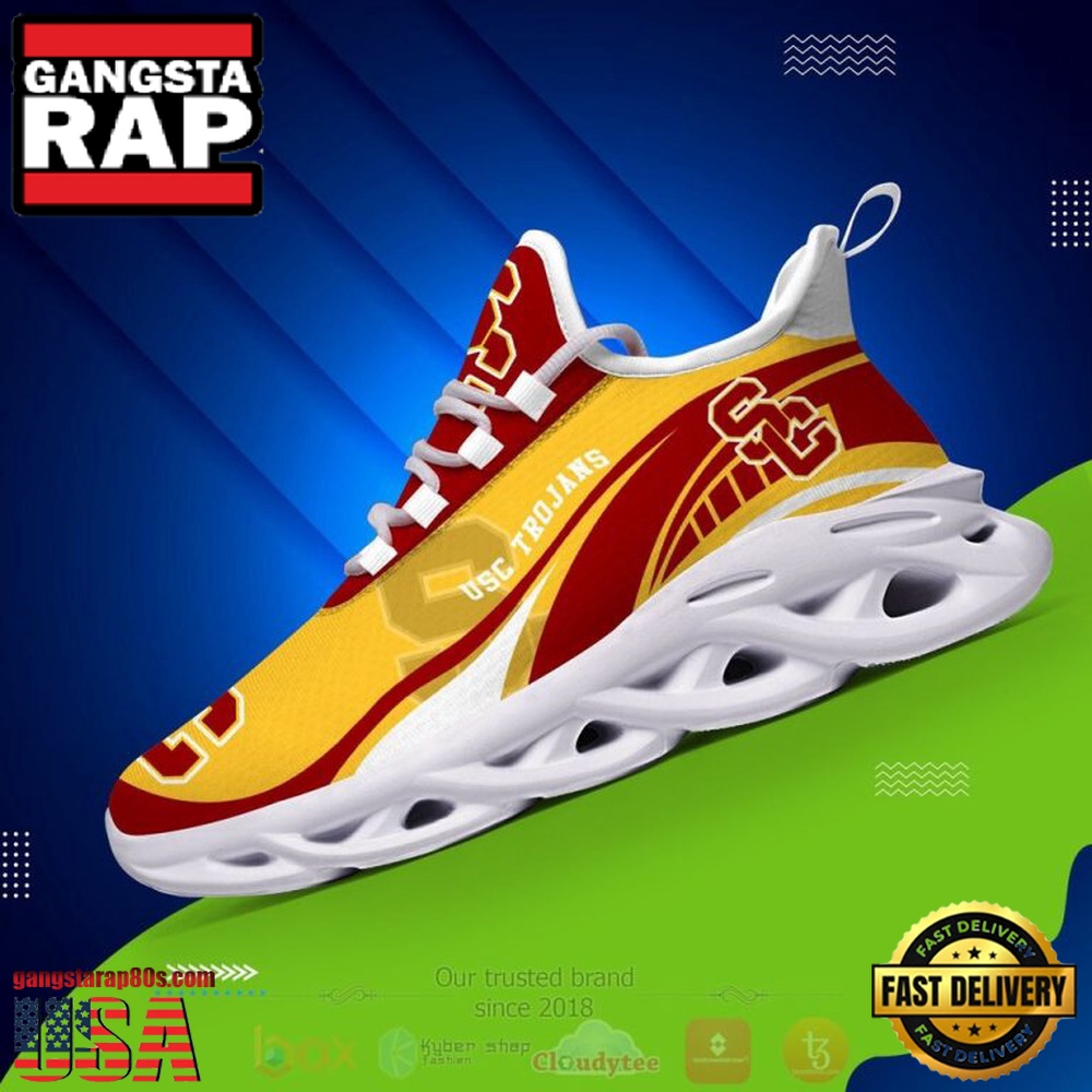 NCAA Usc Trojans Football Clunky Unique Design Max Soul Shoes Running Sneakers NCAA Usc Trojans Football Clunky Unique Design Max Soul Shoes Running Sneakers