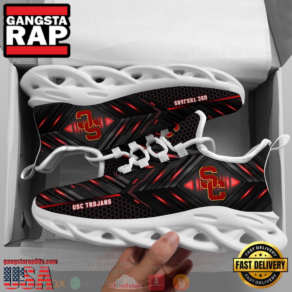 NCAA Usc Trojans Ncaa Custom Name Clunky Unique Design Max Soul Shoes Running Sneakers NCAA Usc Trojans Ncaa Custom Name Clunky Unique Design Max Soul Shoes Running Sneakers