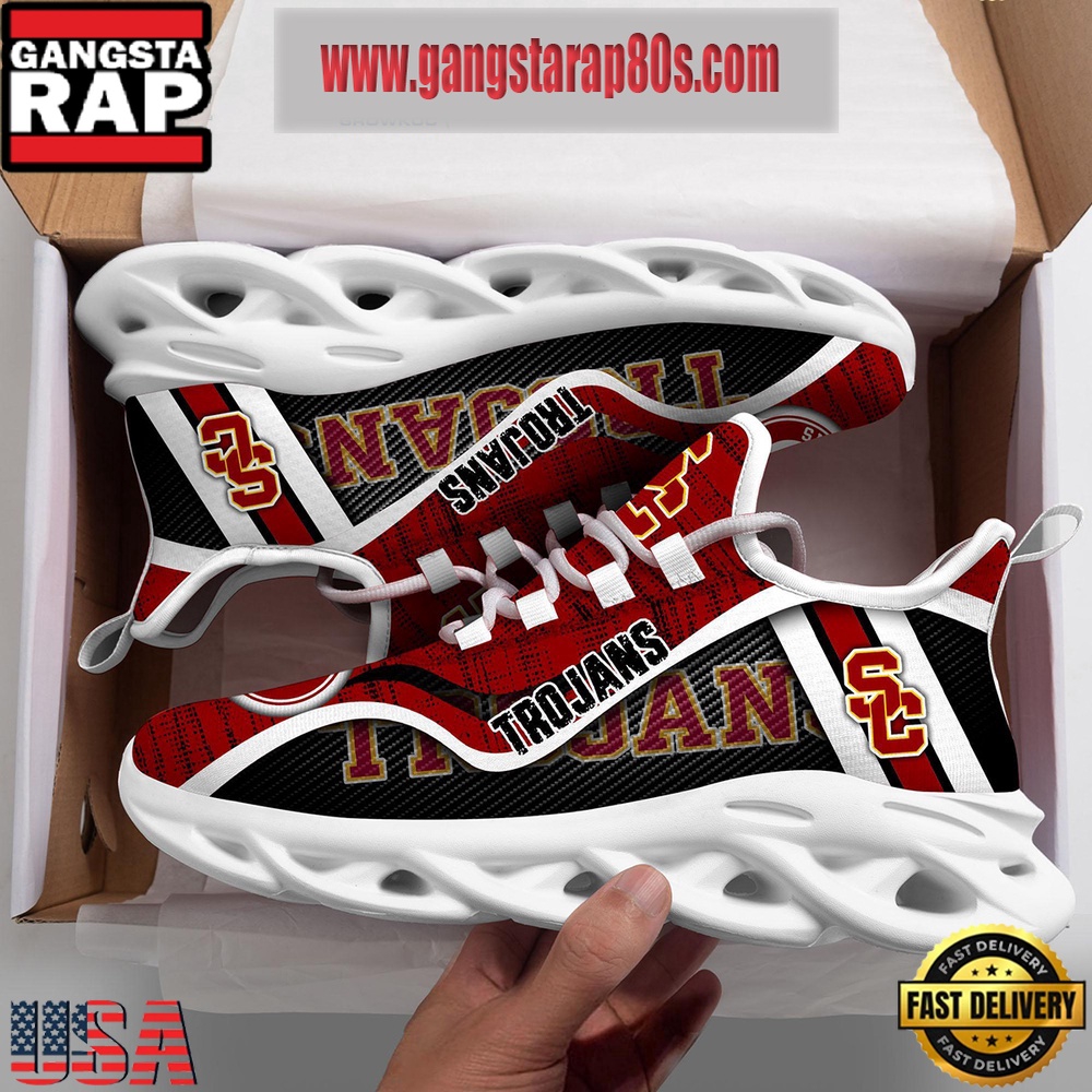 NCAA USC Trojans New Design Max Soul Shoes Running Sneakers NCAA USC Trojans New Design Max Soul Shoes Running Sneakers