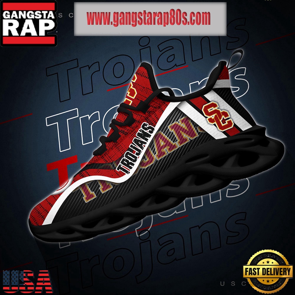 NCAA USC Trojans New Design Max Soul Shoes Running Sneakers NCAA USC Trojans New Design Max Soul Shoes Running Sneakers