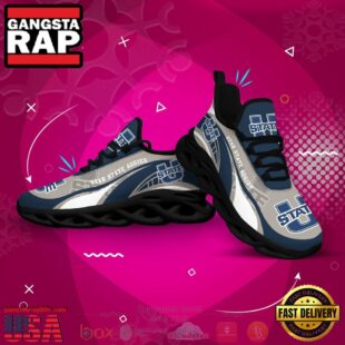 NCAA Utah State Aggies Football Clunky Unique Design Max Soul Shoes Running Sneakers