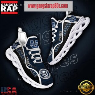NCAA Utah State Aggies New Design Max Soul Shoes Running Sneakers