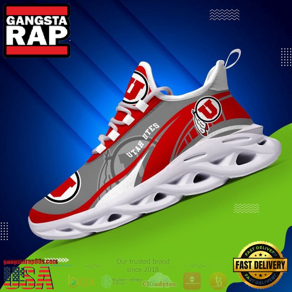 NCAA Utah Utes Football Clunky Unique Design Max Soul Shoes Running Sneakers NCAA Utah Utes Football Clunky Unique Design Max Soul Shoes Running Sneakers