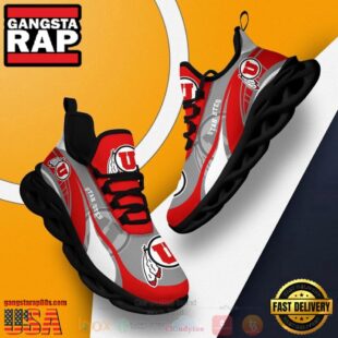 NCAA Utah Utes Football Clunky Unique Design Max Soul Shoes Running Sneakers