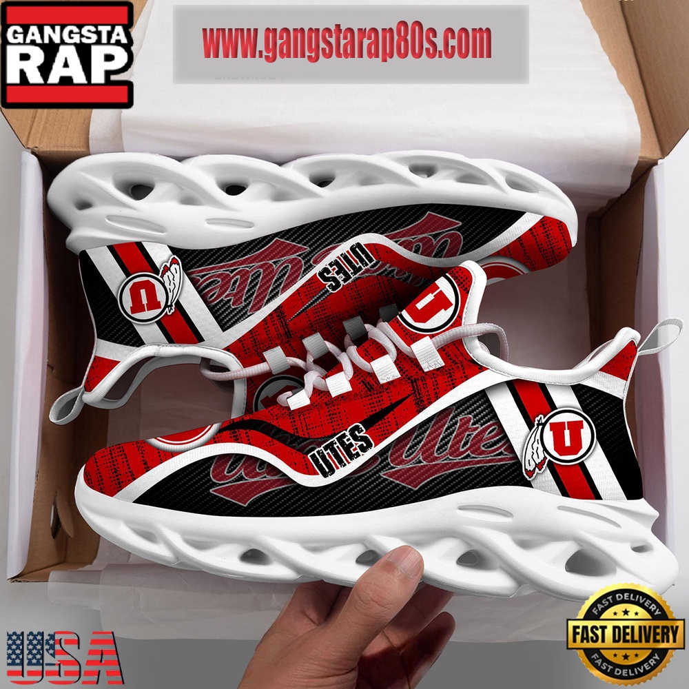 NCAA Utah Utes New Design Max Soul Shoes Running Sneakers NCAA Utah Utes New Design Max Soul Shoes Running Sneakers