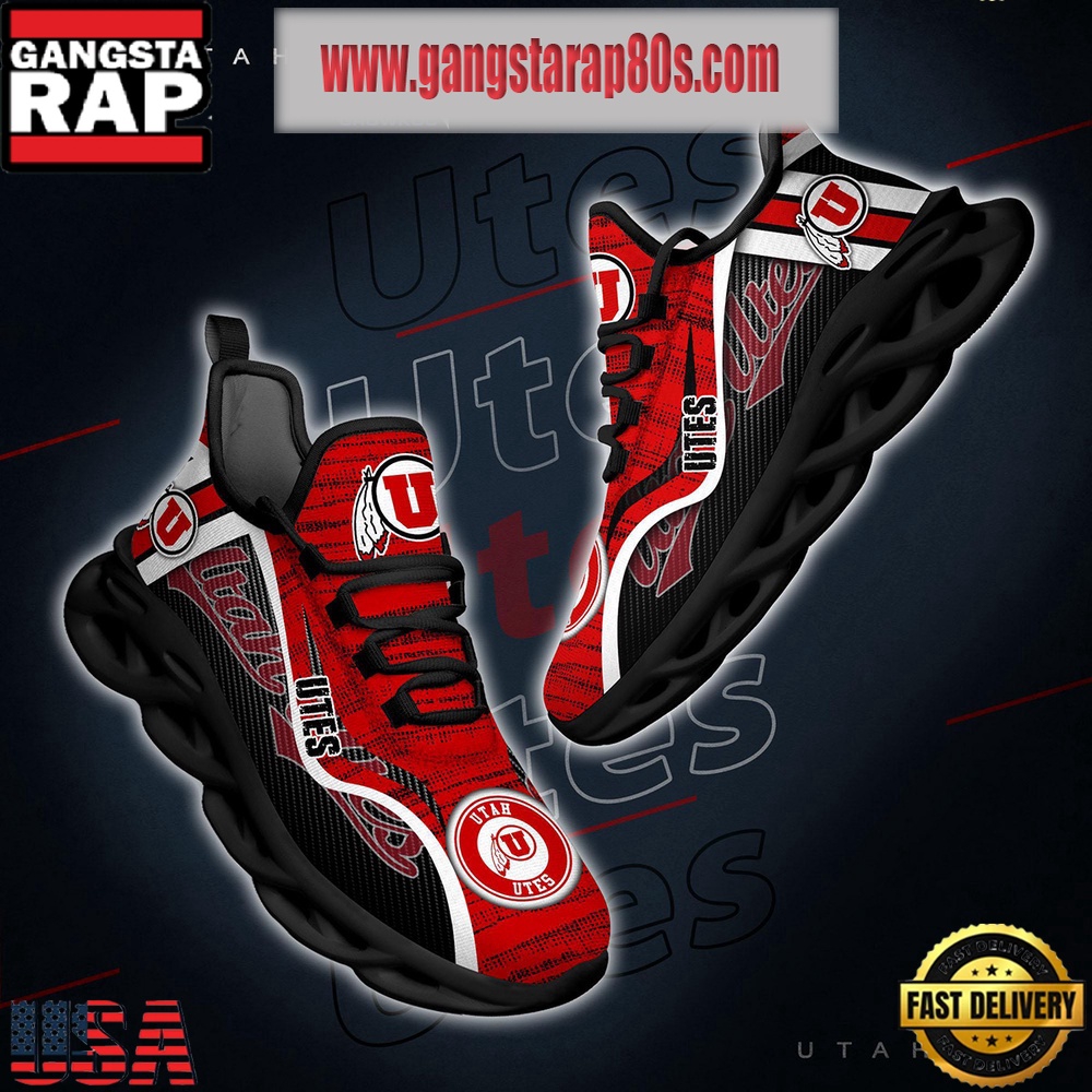 NCAA Utah Utes New Design Max Soul Shoes Running Sneakers NCAA Utah Utes New Design Max Soul Shoes Running Sneakers
