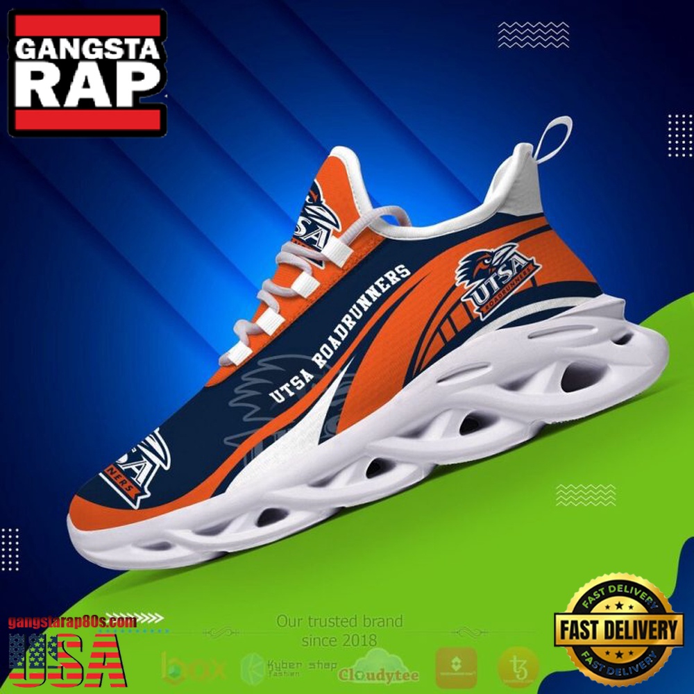NCAA Utsa Roadrunners Football Clunky Unique Design Max Soul Shoes Running Sneakers NCAA Utsa Roadrunners Football Clunky Unique Design Max Soul Shoes Running Sneakers