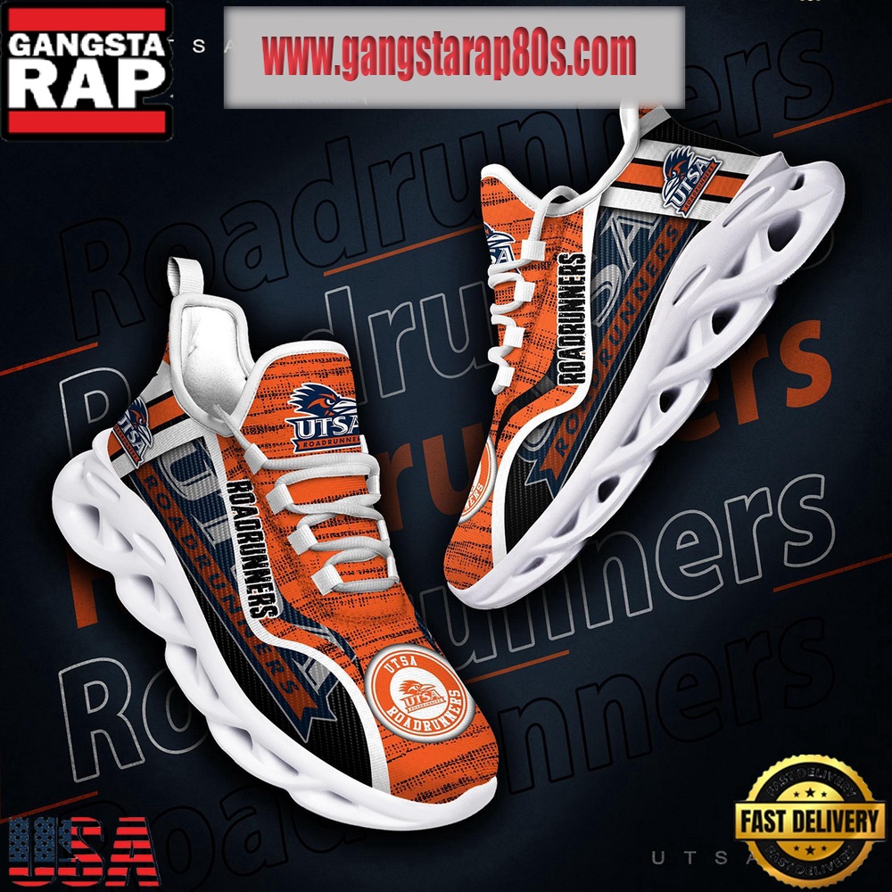 NCAA UTSA Roadrunners New Design Max Soul Shoes Running Sneakers NCAA UTSA Roadrunners New Design Max Soul Shoes Running Sneakers
