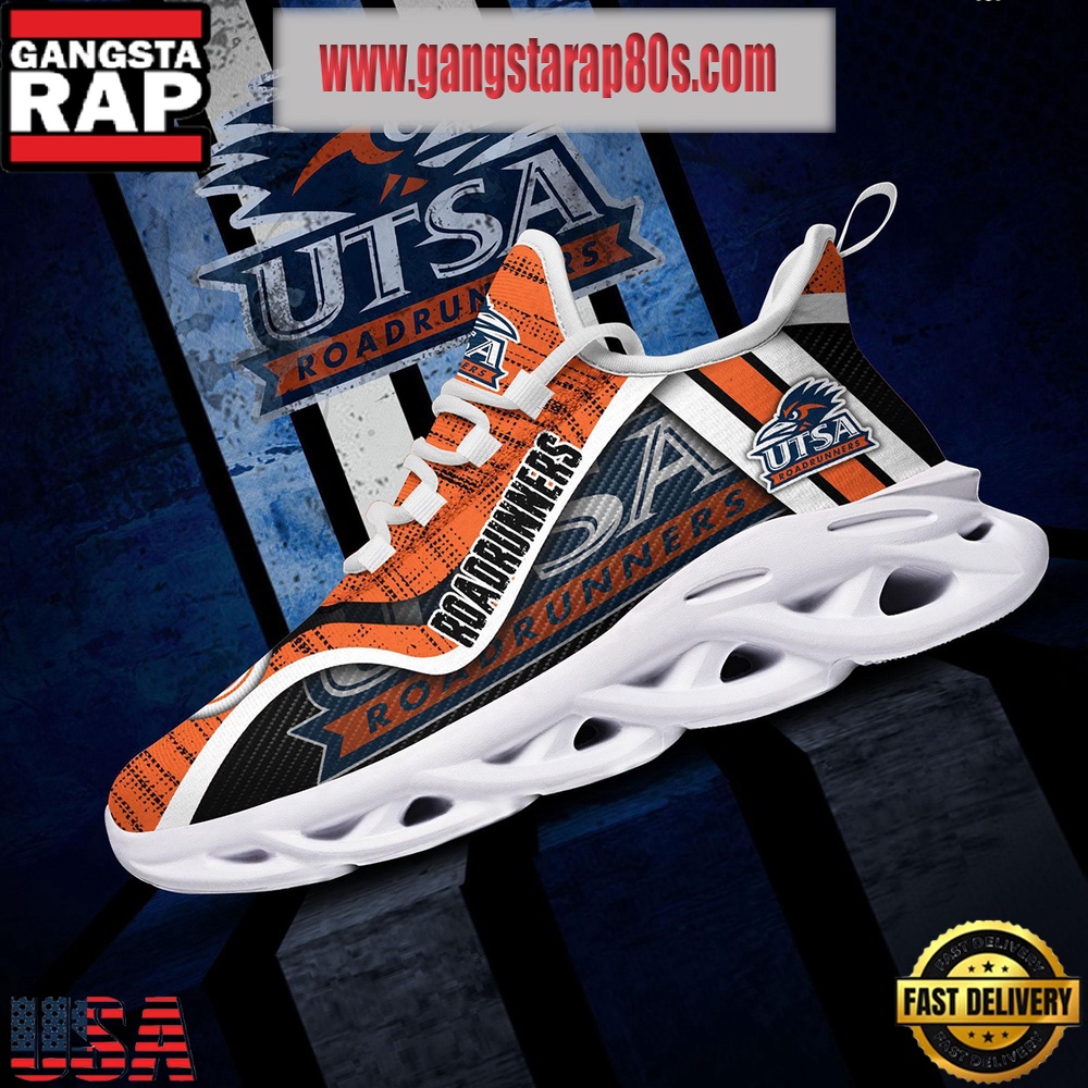 NCAA UTSA Roadrunners New Design Max Soul Shoes Running Sneakers NCAA UTSA Roadrunners New Design Max Soul Shoes Running Sneakers
