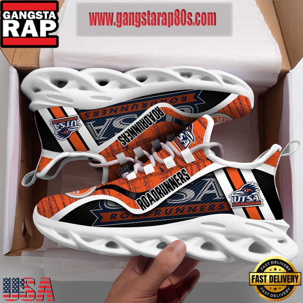 NCAA UTSA Roadrunners New Design Max Soul Shoes Running Sneakers NCAA UTSA Roadrunners New Design Max Soul Shoes Running Sneakers