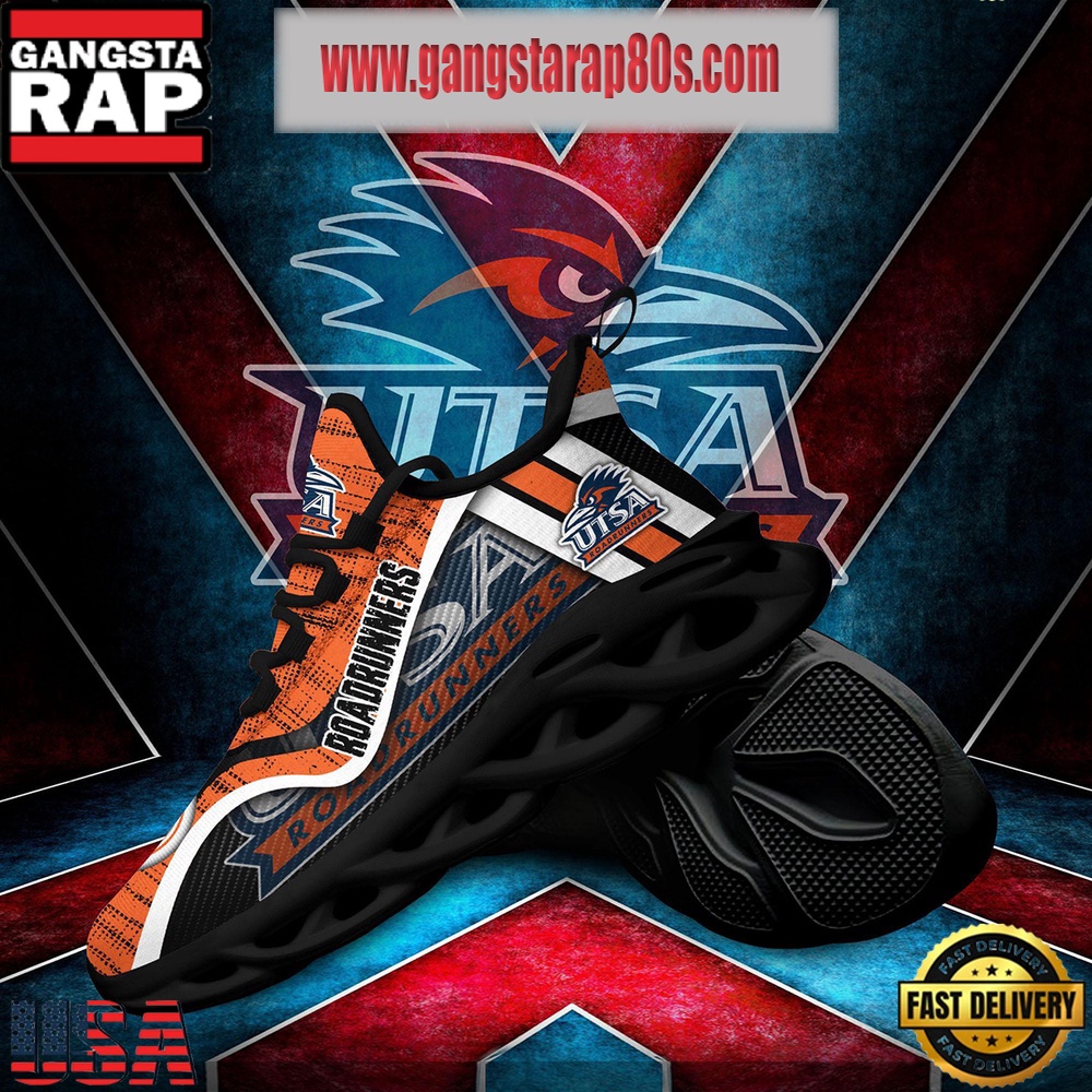NCAA UTSA Roadrunners New Design Max Soul Shoes Running Sneakers NCAA UTSA Roadrunners New Design Max Soul Shoes Running Sneakers