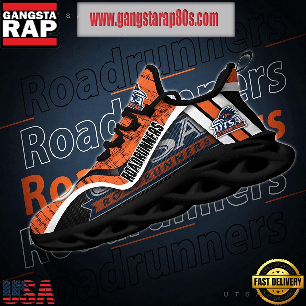 NCAA UTSA Roadrunners New Design Max Soul Shoes Running Sneakers NCAA UTSA Roadrunners New Design Max Soul Shoes Running Sneakers