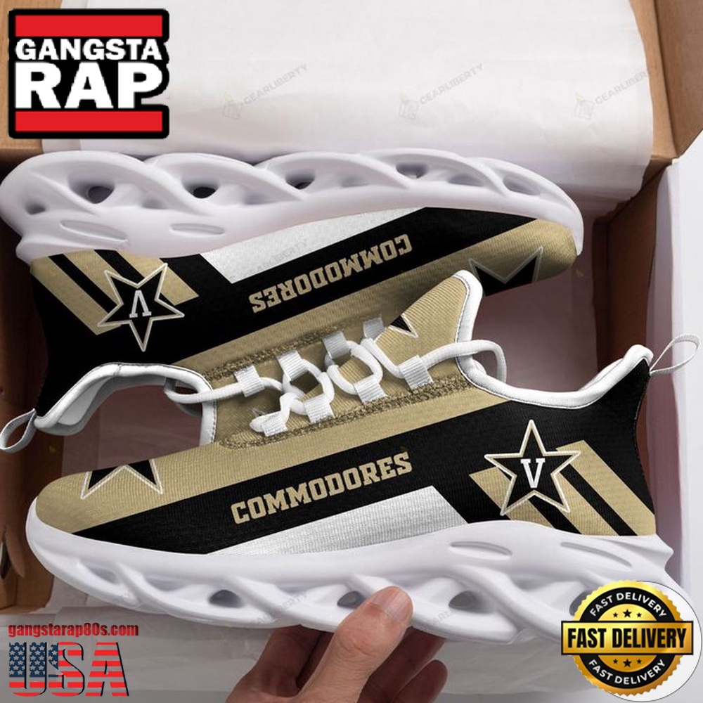 NCAA Vanderbilt Commodores Unique Design Max Soul Shoes Running Sneakers NCAA Vanderbilt Commodores Unique Design Max Soul Shoes Running Sneakers