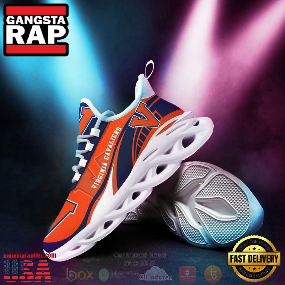 NCAA Virginia Cavaliers Football Clunky Unique Design Max Soul Shoes Running Sneakers NCAA Virginia Cavaliers Football Clunky Unique Design Max Soul Shoes Running Sneakers
