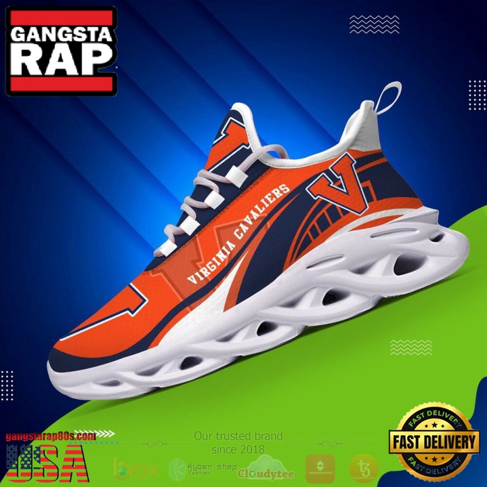 NCAA Virginia Cavaliers Football Clunky Unique Design Max Soul Shoes Running Sneakers NCAA Virginia Cavaliers Football Clunky Unique Design Max Soul Shoes Running Sneakers