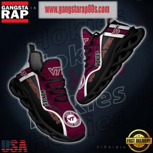 NCAA Virginia Tech Hokies New Design Max Soul Shoes Running Sneakers