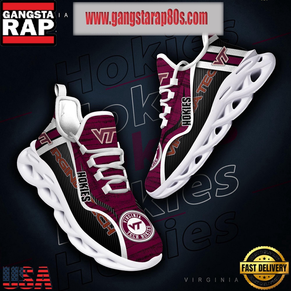 NCAA Virginia Tech Hokies New Design Max Soul Shoes Running Sneakers NCAA Virginia Tech Hokies New Design Max Soul Shoes Running Sneakers