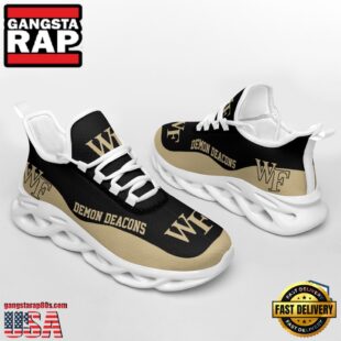 NCAA Wake Forest Demon Deacons Unique Design Max Soul Shoes Running Sneakers