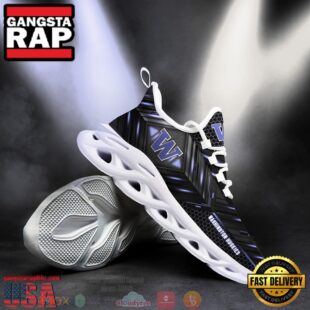 NCAA Washington Huskies Ncaa Custom Name Clunky Unique Design Max Soul Shoes Running Sneakers