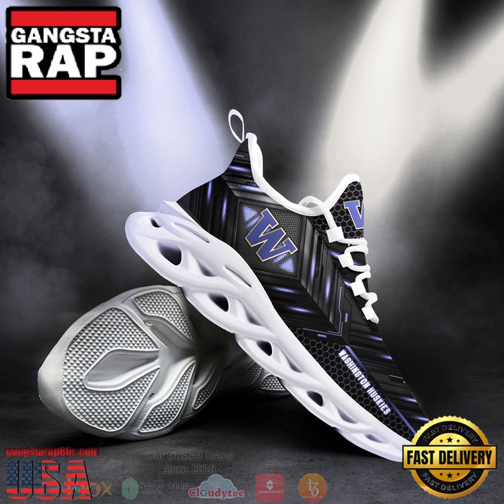 NCAA Washington Huskies Ncaa Custom Name Clunky Unique Design Max Soul Shoes Running Sneakers NCAA Washington Huskies Ncaa Custom Name Clunky Unique Design Max Soul Shoes Running Sneakers