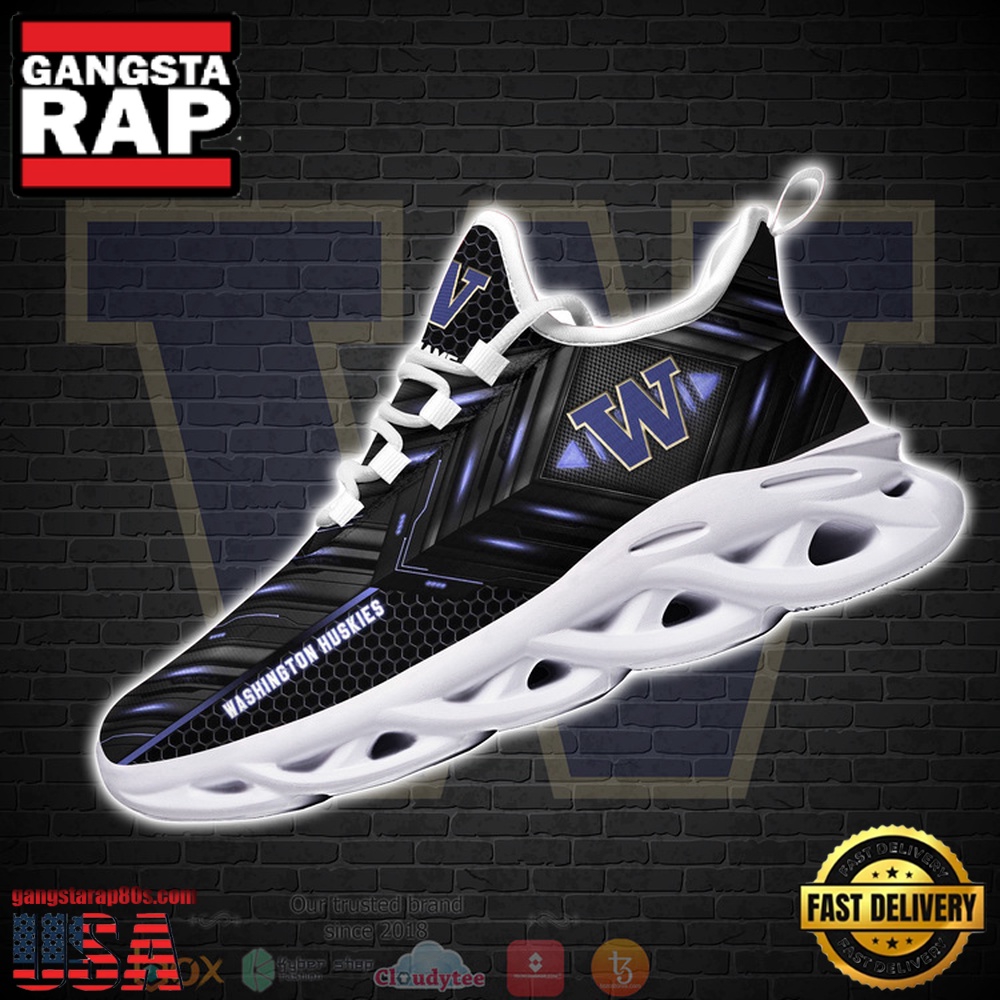 NCAA Washington Huskies Ncaa Custom Name Clunky Unique Design Max Soul Shoes Running Sneakers NCAA Washington Huskies Ncaa Custom Name Clunky Unique Design Max Soul Shoes Running Sneakers