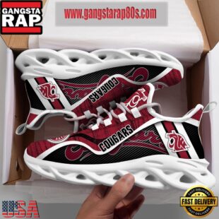 NCAA Washington State Cougars New Design Max Soul Shoes Running Sneakers