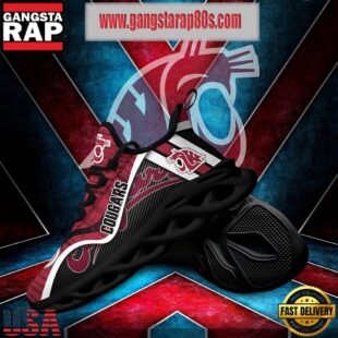 NCAA Washington State Cougars New Design Max Soul Shoes Running Sneakers