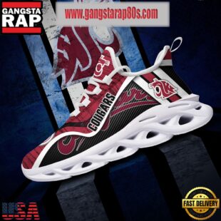 NCAA Washington State Cougars New Design Max Soul Shoes Running Sneakers