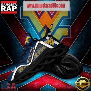 NCAA West Virginia Mountaineers New Design Max Soul Shoes Running Sneakers