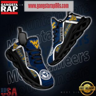 NCAA West Virginia Mountaineers New Design Max Soul Shoes Running Sneakers