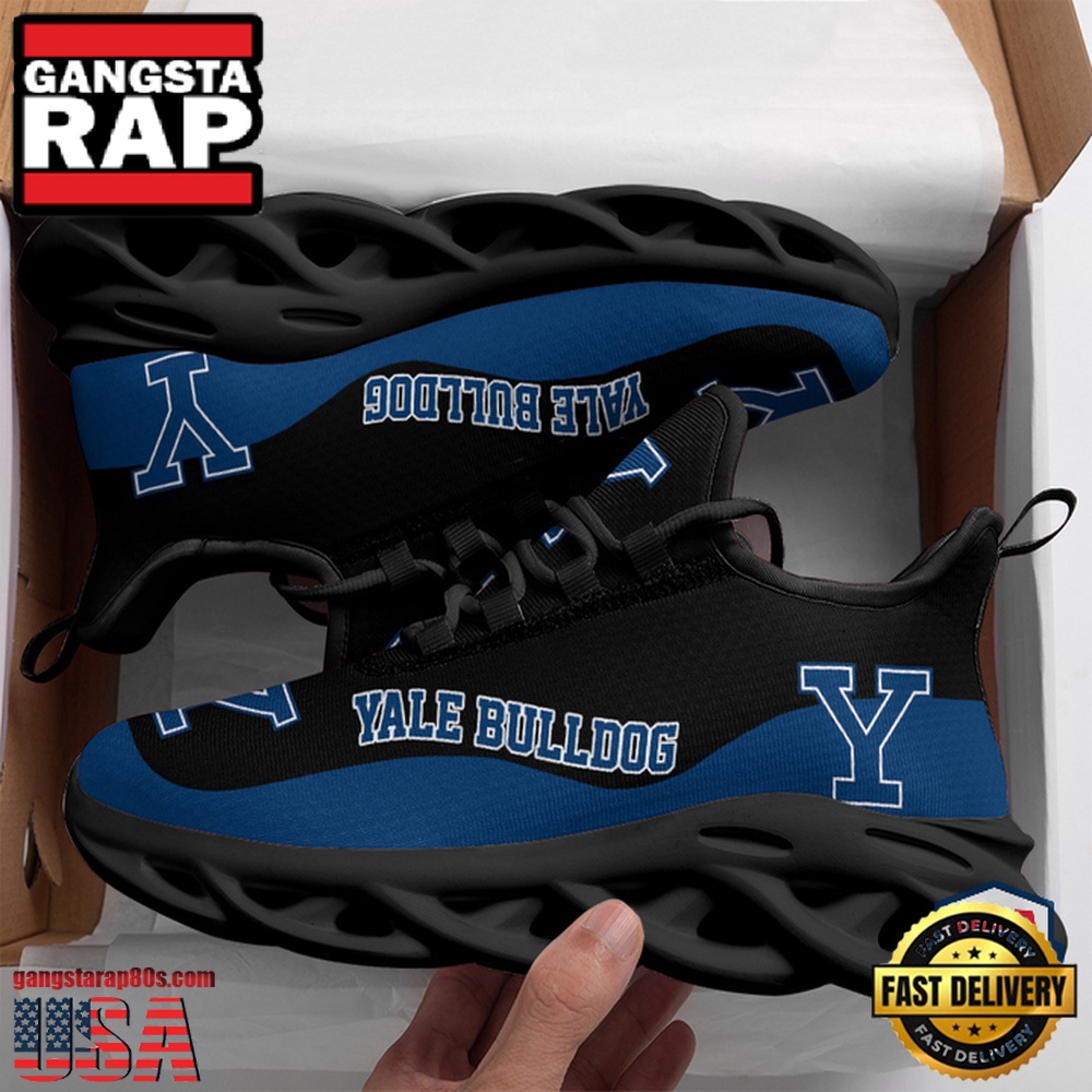 NCAA Yale Bulldogs Unique Design Max Soul Shoes Running Sneakers NCAA Yale Bulldogs Unique Design Max Soul Shoes Running Sneakers