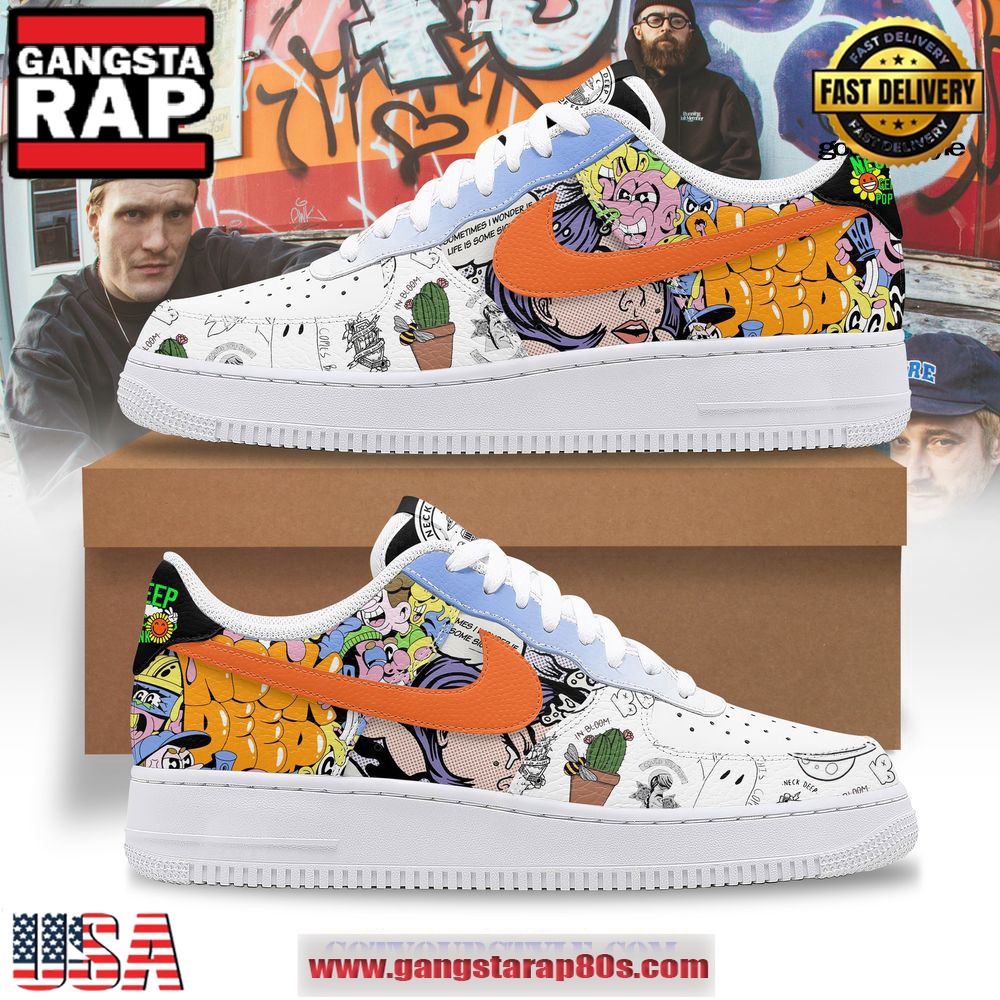 Neck Deep Generic Pop Punk Air Force 1 Running Sneakers Shoes Neck Deep Generic Pop Punk Air Force 1 Running Sneakers Shoes