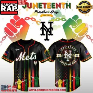 New York Mets Juneteenth Day 2025 Special Baseball Jersey