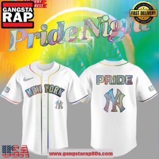 New York Yankees LGBTQ Pride Night 2025 Baseball Jersey
