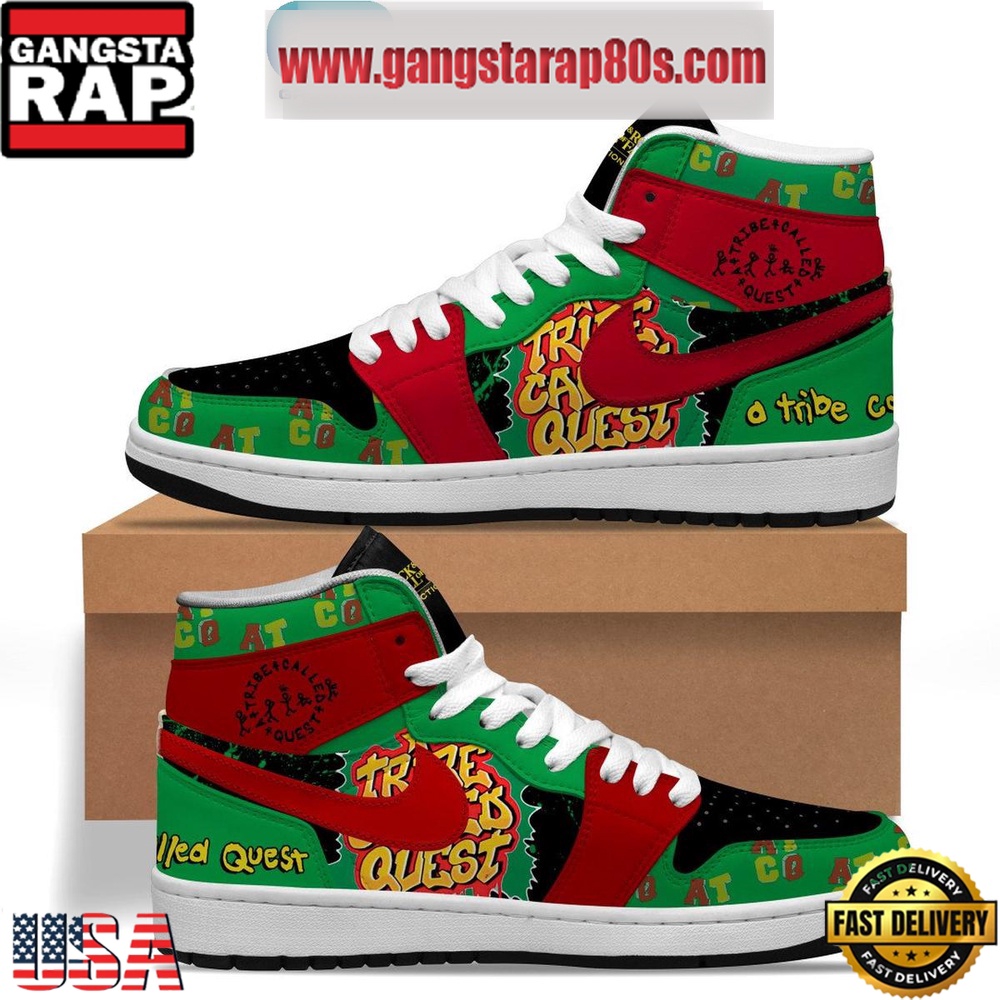 A Tribe Call Quest Award Tour Hall Of Fame Rock And Roll Air Jordan 1 Sneakers Shoes A Tribe Call Quest Award Tour Hall Of Fame Rock And Roll Air Jordan 1 Sneakers Shoes
